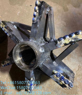 कोल माइनिंग पीडीसी ड्रैग बिट 75mm 94mm 101mm व्यास आईएसओ सर्टिफिकेट के साथ
